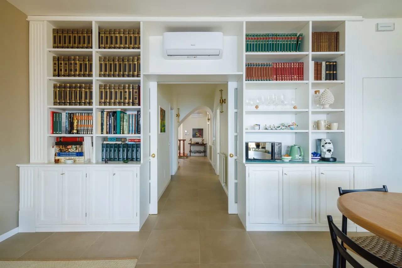 the family library and the reading armchair