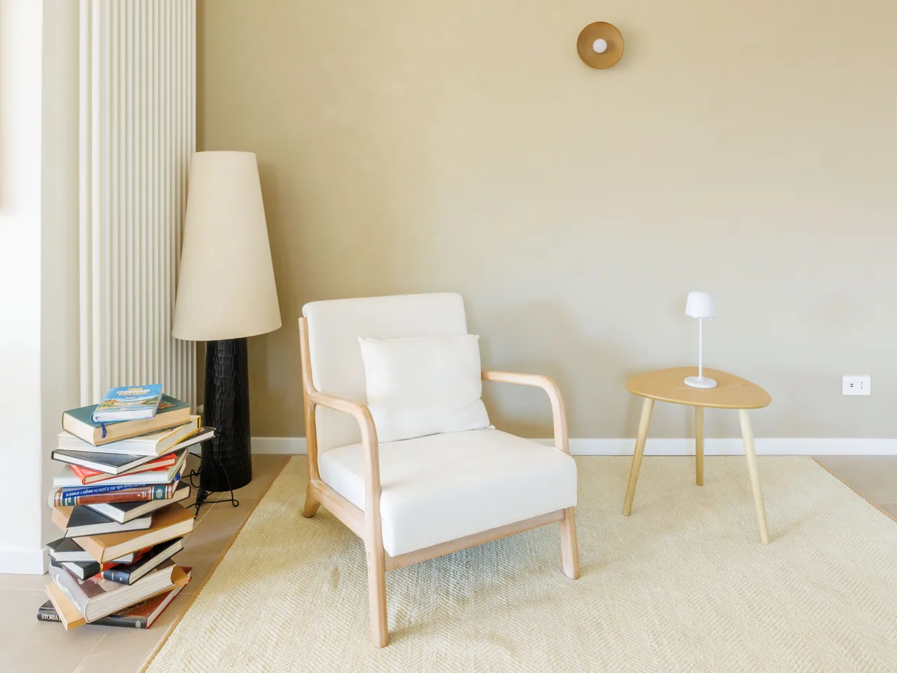 the family library and the reading armchair